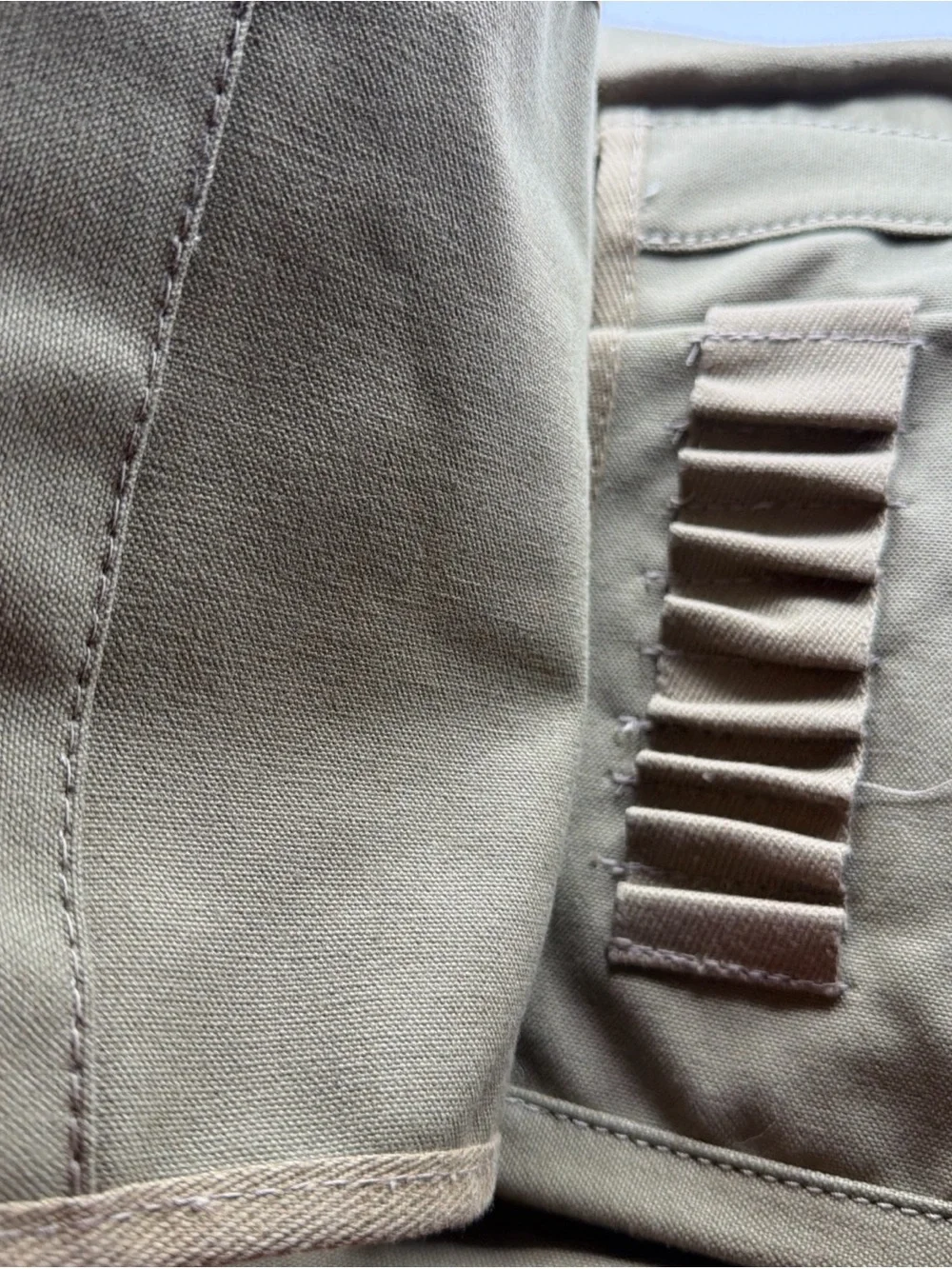 Vintage Banana Republic Khaki Cotton Israel Paratrooper Messenger Shoulder Bag